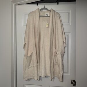 Aerie Cream Women's Poncho Sweater